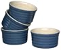 Emile Henry Le Potier 6-Ounce Ramekins, Set of 4, Blue