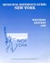 Municipal Reference Guide: New York: Western