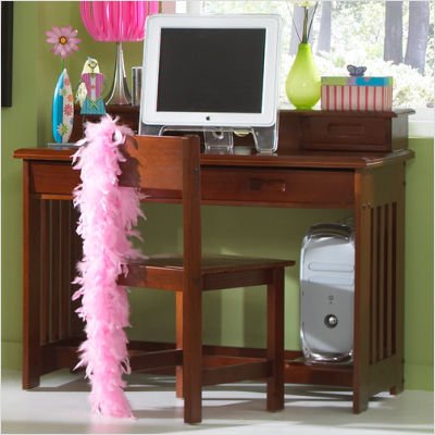 Merlot WritingComputer Desk and Hutch Set