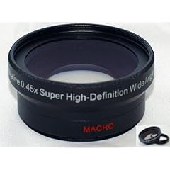 0.45x Weitwinkel Mit Makro Vorsatzlinsen 52mm - 2in1 - Weitwinkelkonverter f�r z.B. Pentax, Nikon, Sony und alle Objektive mit 52mm Filtergewinde