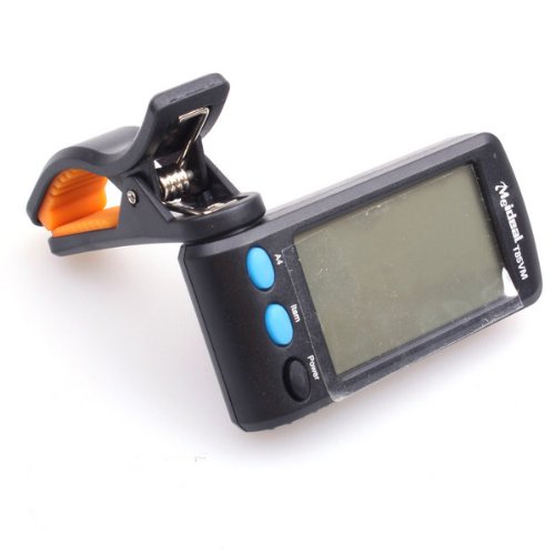 Black LCD Digital Clip On Tuner For Violin (Mandolin) Viola Cello