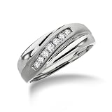 1/4 ct dtw Man's Diamond Band