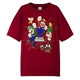 Boys' Wii Mario Graphic Tee - Red