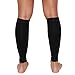 Compression Leg Sleeves – Calf Sleeves to Relieve Shin Splints, Shin Sleeve, Footless Compression Socks - Great for Running, Cycling, Traveling