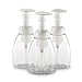 Parker Eight Foaming Hand Soap Dispenser (3 pk) Soap Foam Dispenser (8.5 oz) PET Plastic Soap Dispenser- Refillable and Eco Friendly