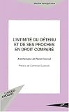 Revue L'Harmattan  / L'intimite du detenu et de ses proches en droit compare