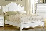 IMAGE OF Vaughan Bassett Bedford Falls Soft White Queen Size Mansion Bed - BB94-559/955/722