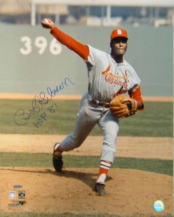 Bob Gibson Autographed/Hand Signed St Louis Cardinals 16x20 Photo