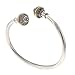 Balinese Sterling Silver 18k Coil Bangle Bracelet