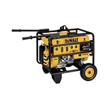 DeWalt DG6300BC Heavy Duty 6,300 Watt 389cc 13 HP Gas Powered Portable Generator With 18 Volt Battery Electric Start (CARB Compliant)