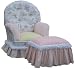 Angel Song Storybook Queen Anne Girl's Chair