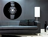 Best Quality Vinyl Wall Sticker Decals - DJ Clock ( Size: 39in x 39in - Color: gray ) - No: 2260 Best Quality Vinyl Wall Sticker Decals - DJ Clock ( Size: 39in x 39in - Color: gray ) - No: 2260