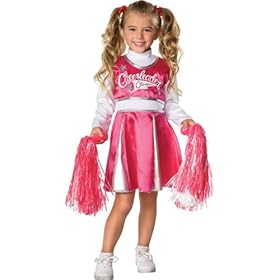  Lets Pretend Childs Cheerleader Camp Costume, Toddler