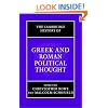 The Cambridge History of Greek and Roman Political Thought (The Cambridge History of Political Thought)