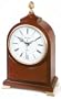 River City Clocks Radio-controlled Arch Mantel Clock with Pineapple Finial - 12 Inches Tall - Model # 801-395