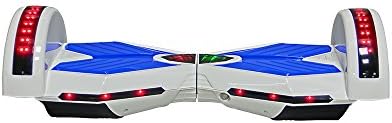 ABS shell of 8 inch size hoverboard white color with running light