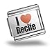 Italian Charms Original "I Love Recife