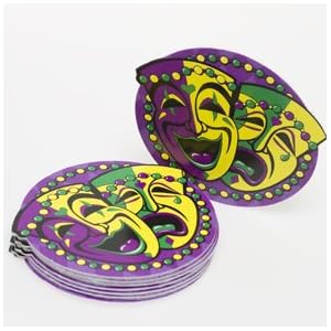Mardi Gras drinks coasters Mardi Gras drinks coasters