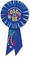 Beistle RS180 Dad to Be Rosette, 31/4 by 61/2-Inch, 1-Pack