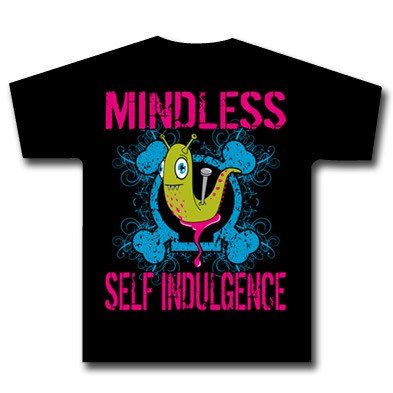 Click here to buy MINDLESS SELF INDULGENCE (MSI) - Grub - Black T-shirt.