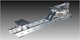 WaterRower S1 Rowing Machine in Brushed Stainless Steel with S4 Monitor