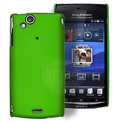 AIO Gr�n Hybrid Hard Case Cover f�r Sony Ericsson Xperia x12 arc + Displayschutzfolie