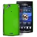 AIO Gr�n Hybrid Hard Case Cover f�r Sony Ericsson Xperia x12 arc + Displayschutzfolie