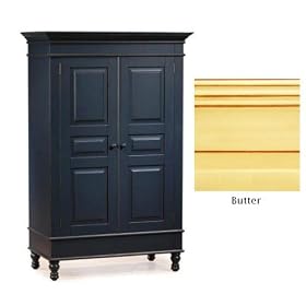 Alligator Enterprises 17000MBU Monterey Armoire in Butter by Alligator Enterprises