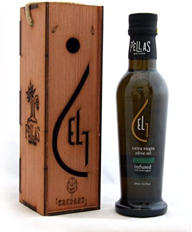Pellas Nature, Ultra Premium UNADULTERATED, Single Origin, Extra Virgin Olive Oil Infused with fresh Organic Oregano
