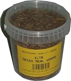 WILD BIRD DRIED MEALWORMS FOOD - 1 LITRE TUB [BARGAIN] - **FREE UK POSTAGE**!