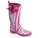 Stripe Rain Boots - Pink