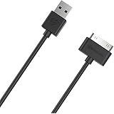 iPhone 4 4s Charger : Stalion&reg; Stable 30-Pin USB Sync Cable & Charging Dock Cord [Apple MFi Certified](Black)(6.5Feet/2 Meter) for iPhone 2G/3G/3GS/4/4S: Pad 1st/2nd/3rd Gen: iPod Touch 1st /2nd/3rd/4th Gen: iPod Nano 4th/5th/6th Generation