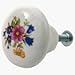 Amerock 14204 White Floral Ceramic Knob