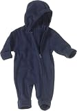 Zoom Produkt-Bild: Playshoes Unisex - Baby Overall Fleece-Overall von Playshoes, Art. 421002, Gr. 62, Blau (11 marine)