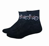 (ディフィート)DeFeet WBｿｯｸｽ 自転車柄ﾌﾞﾗｳﾝ D2209
