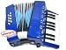 Piano Accordion 17 Keys Blue