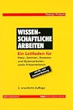 Wissenschaftliche Arbeiten - Wolfram E. Rossig, Joachim Pr&auml;tsch