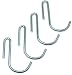 Rogar 3-Inch Regular Hooks for Rogar Pot Racks, Set of 4