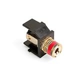 QuickPort Binding Post Adapter with Red Stripe, Available in 5 Colors, 40833