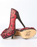 Iron Fist Adam & Eve Red Platform Heels