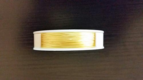 Brand New Brazilian Hair Extension Elastic Cord Yellow 25 Yards