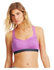 Sports: Under Armour Womens UA Get Set Go Shimmer Sports Bra - C SIZE 32C EXOTIC BLOOM - Under Armour