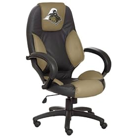 Purdue Boilermakers Leather Office Chair
