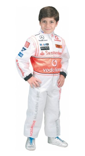 Childrens Toyshop  Toys : Lewis Hamilton McLaren Racing Suit Costume - 5/7 Years