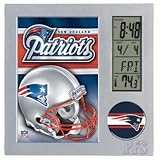New England Patriots Desk Clock