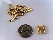 Gold Plated 3.5mm Bullet Connectors - 10 Pairs (10 Male + 10 Female) by Aerospace Robotics