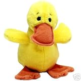 TY QUACKS THE DUCK TEENIE BEANIE BABY