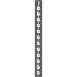 LogoArt Ohio State Buckeyes Sterling Silver Team Font 3/8 Bracelet