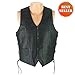 Leather Vests - Mens Leather Motorcycle Vest MV103