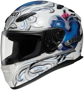 Shoei Rf-1100 Corazon Tc-2 SIZE:XSM Full Face Motorcycle Helmet